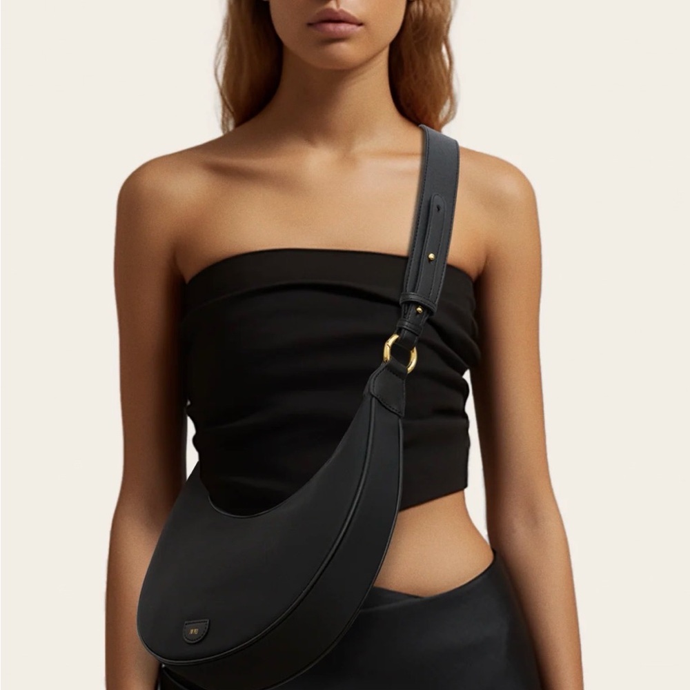 JW PEI Black Carly Nylon Crossbody Bag